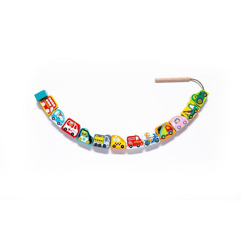 Cubika Wooden Lacing Toy Flying Cars