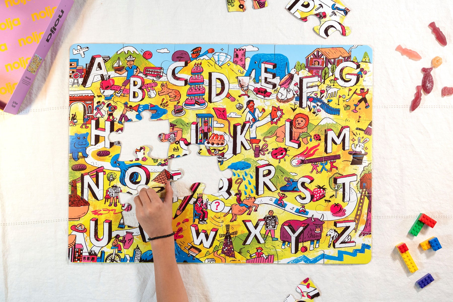 Nolja Alphabet City 36pc Jigsaw Puzzle