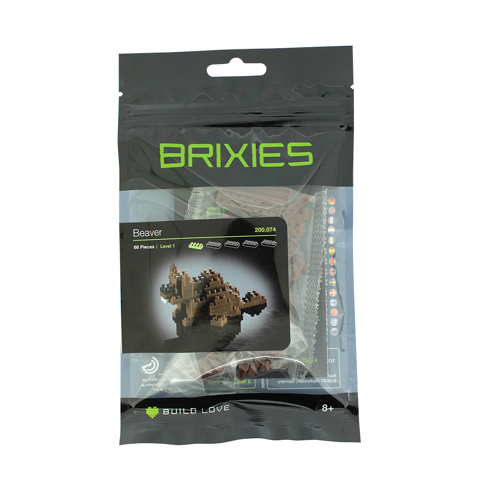 Small Zip Bag Beaver