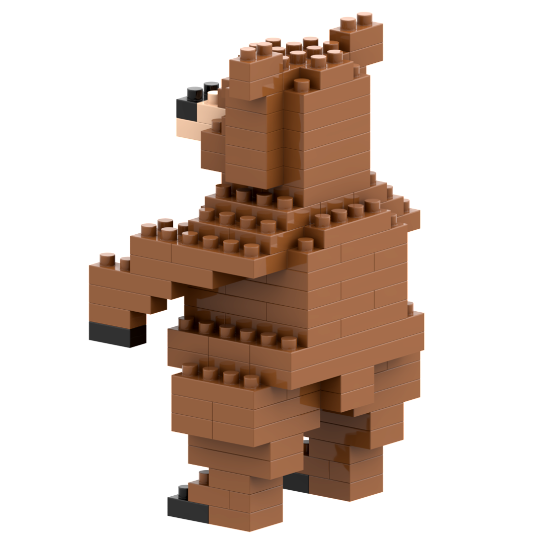 Small Zip Bag Bear
