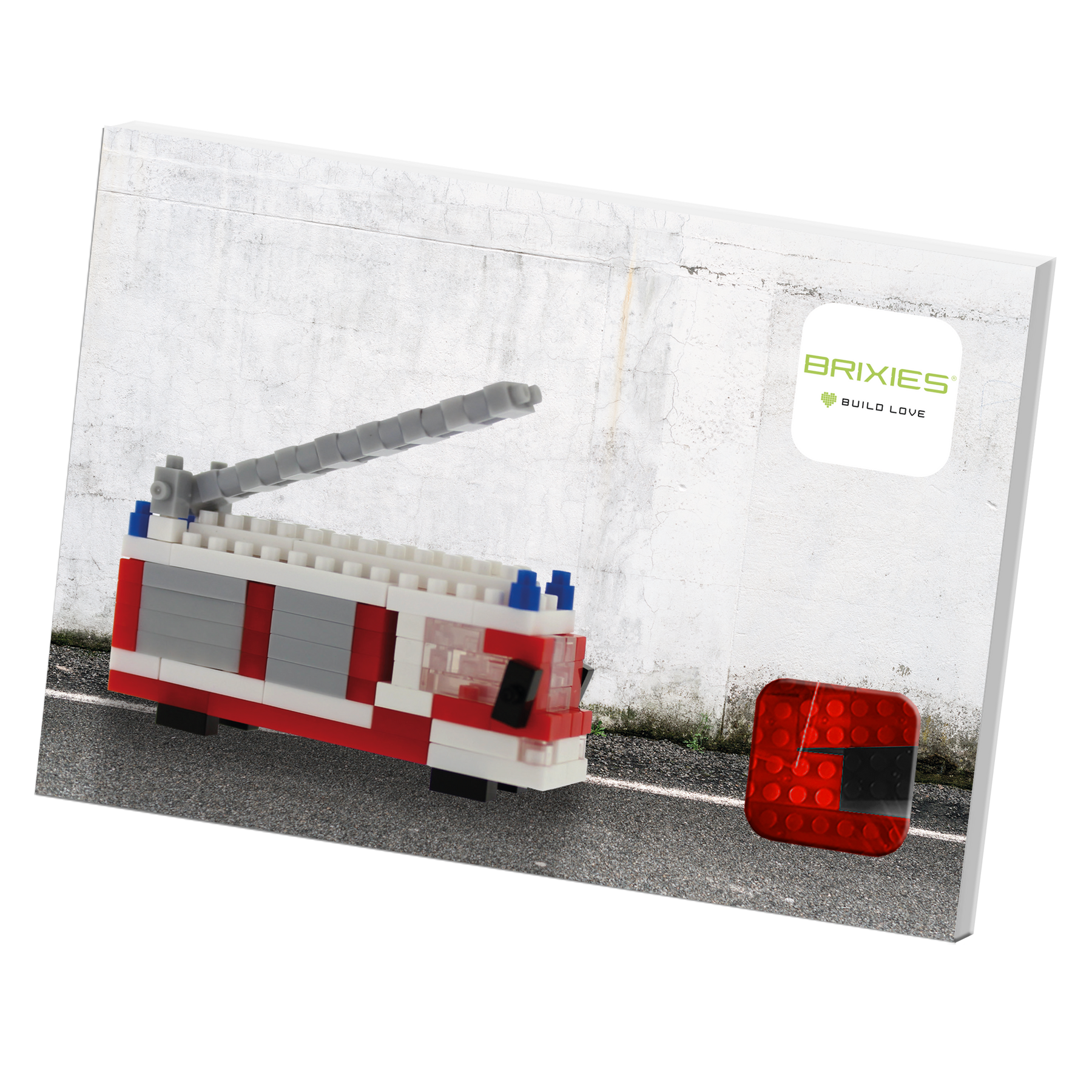 Postcard Fire Truck