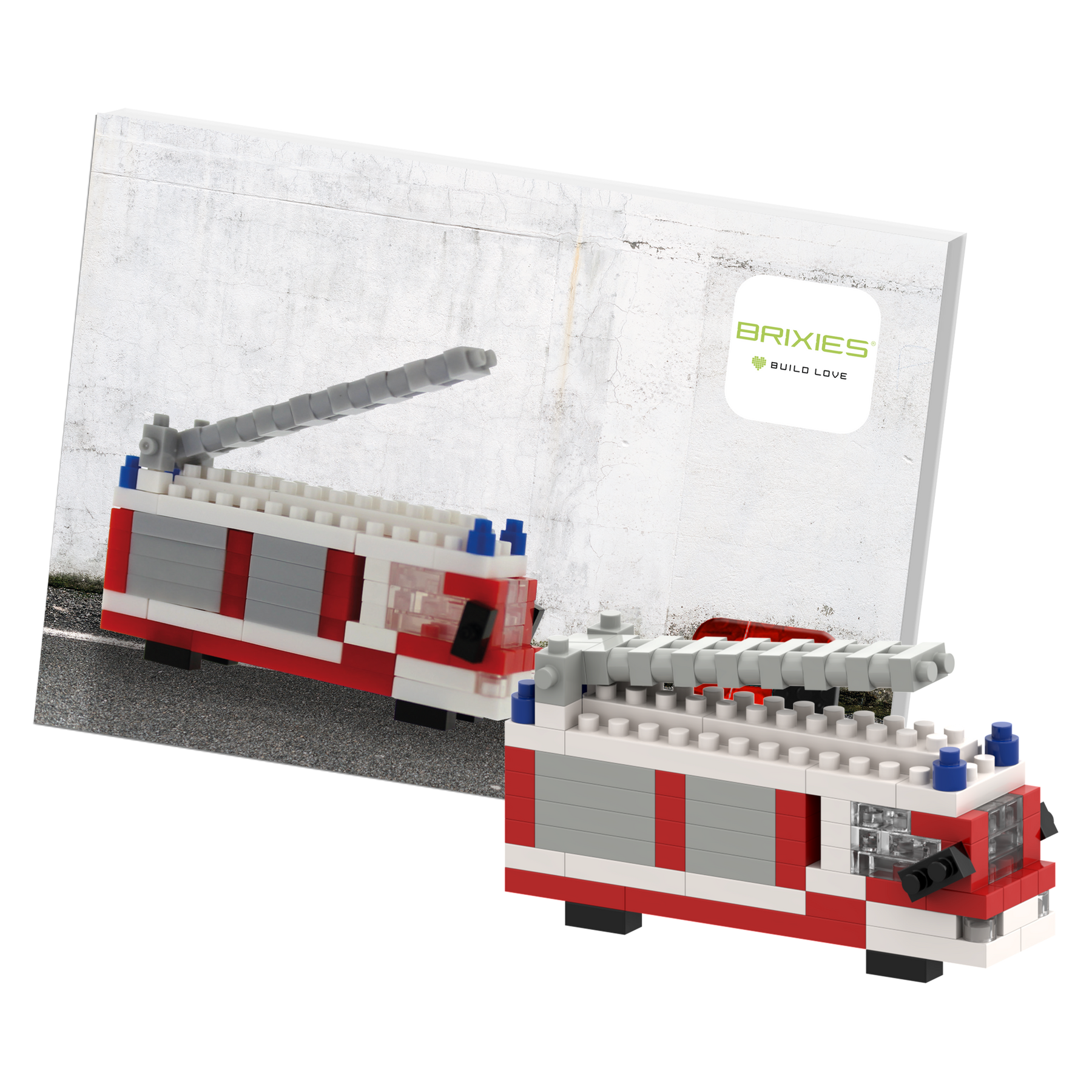 Postcard Fire Truck