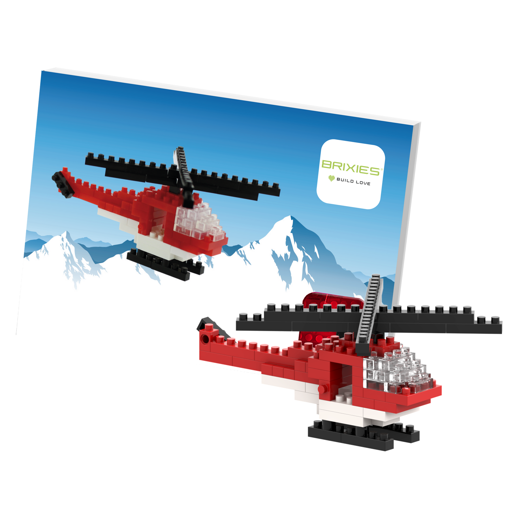 Postcard Helicopter