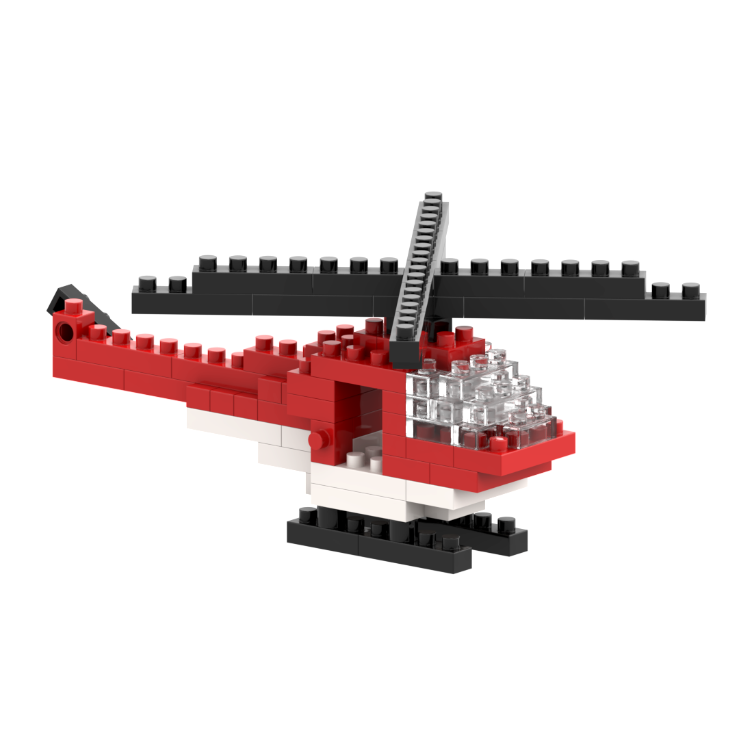 Postcard Helicopter
