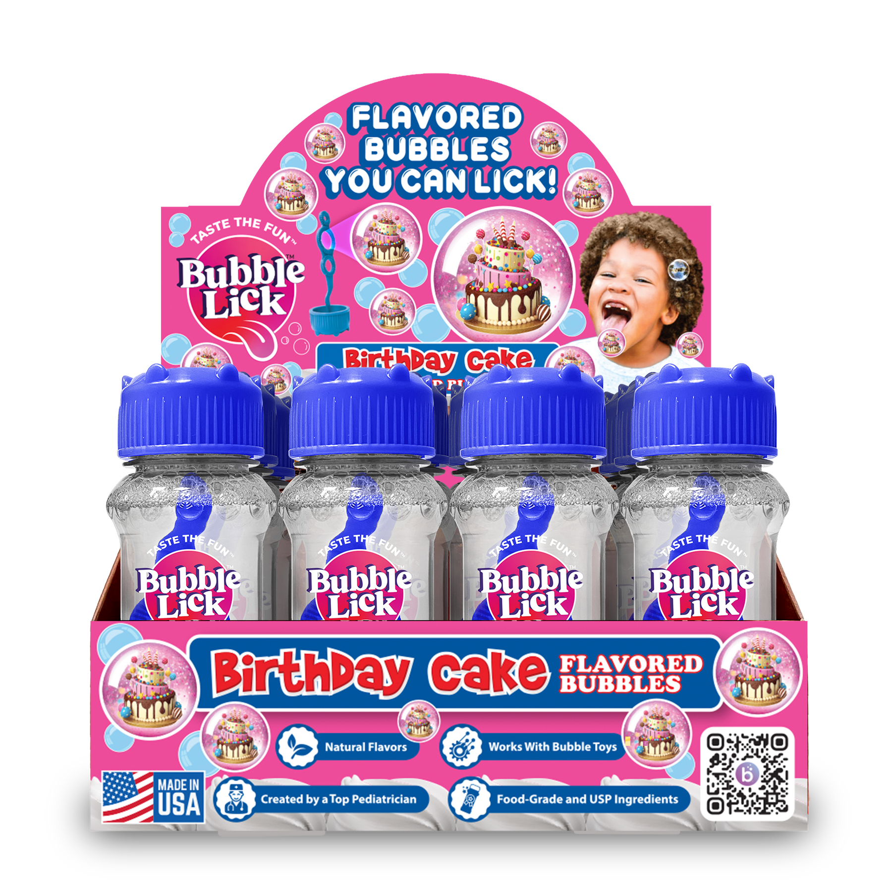 Bubblelick Birthday Cake Flavored Bubbles