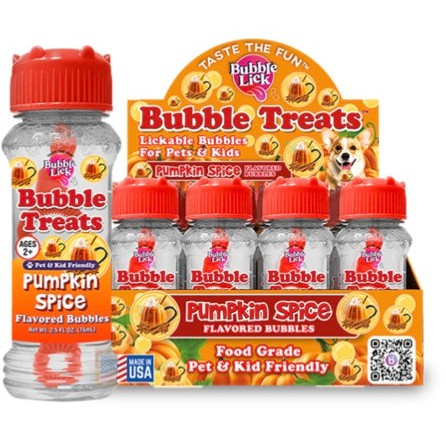 Bubblelick Pumpkin Spice Flavored Bubbles