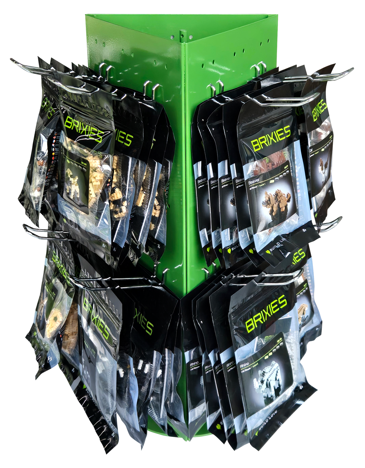 Brixies Zip Bag Display-Triangle