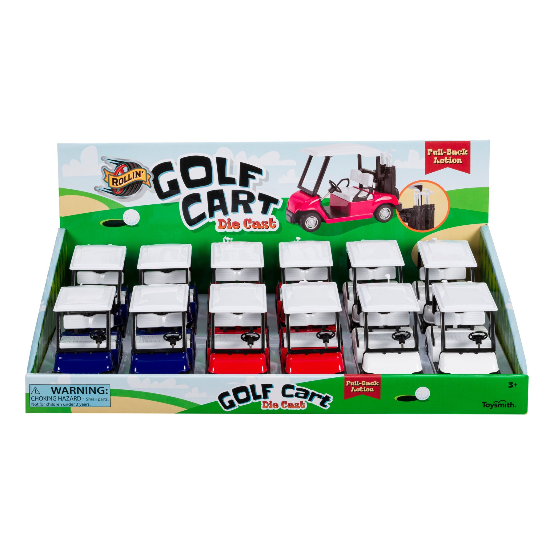 Rollin' Pull-Back Golf Cart