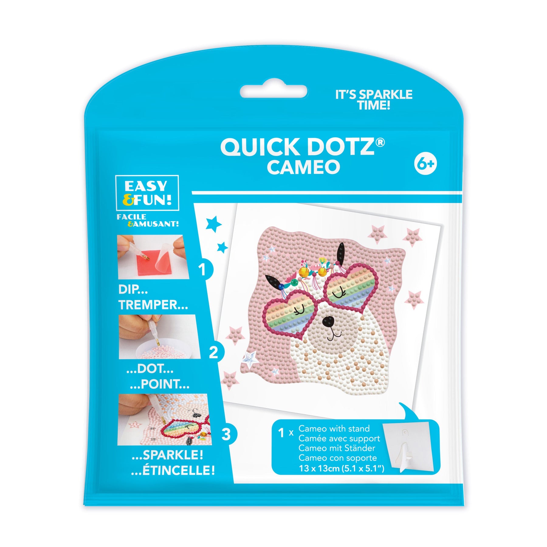 Diamond Dotz Llama Rainbow