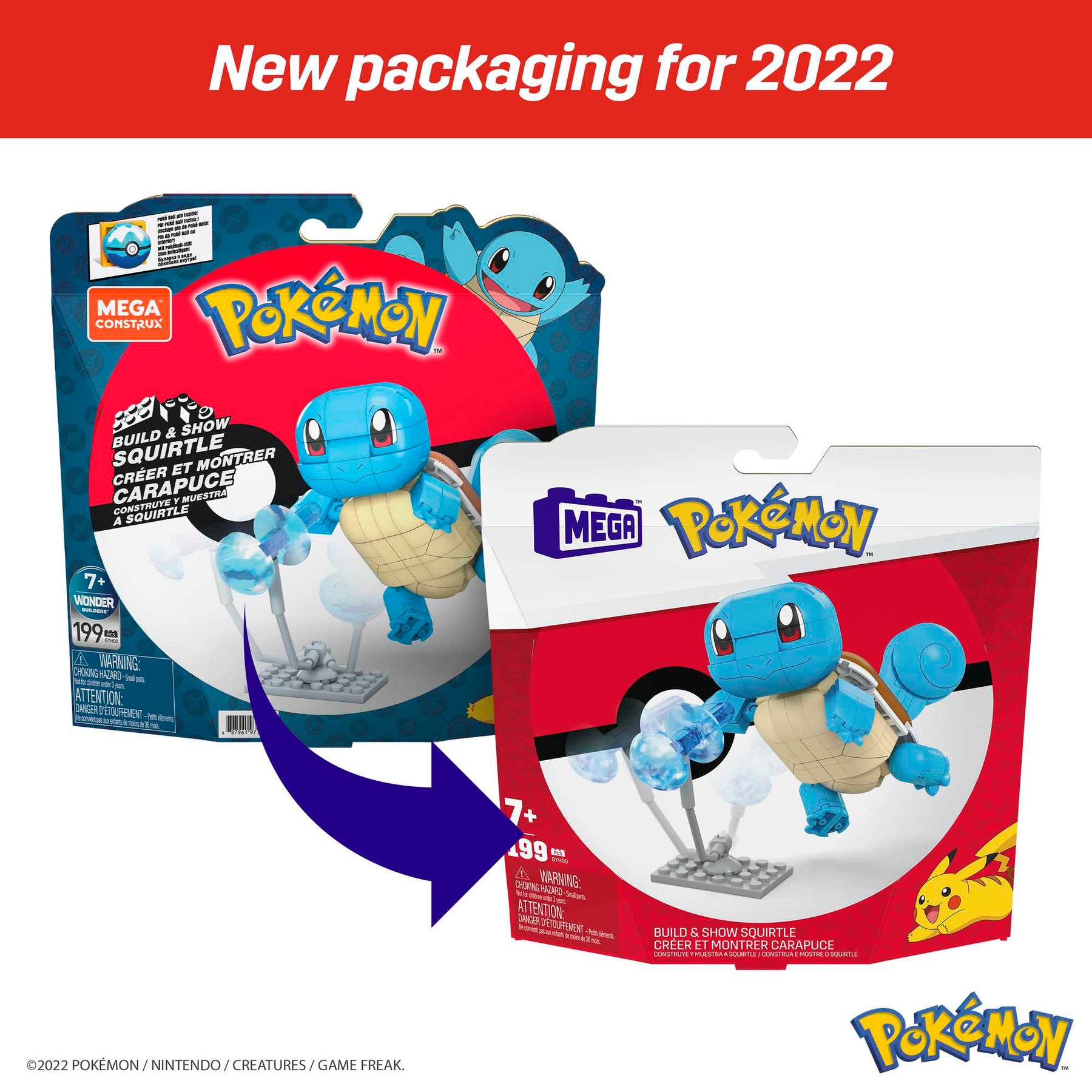 MEGA™ Construx Pokémon Build & Show Squirtle