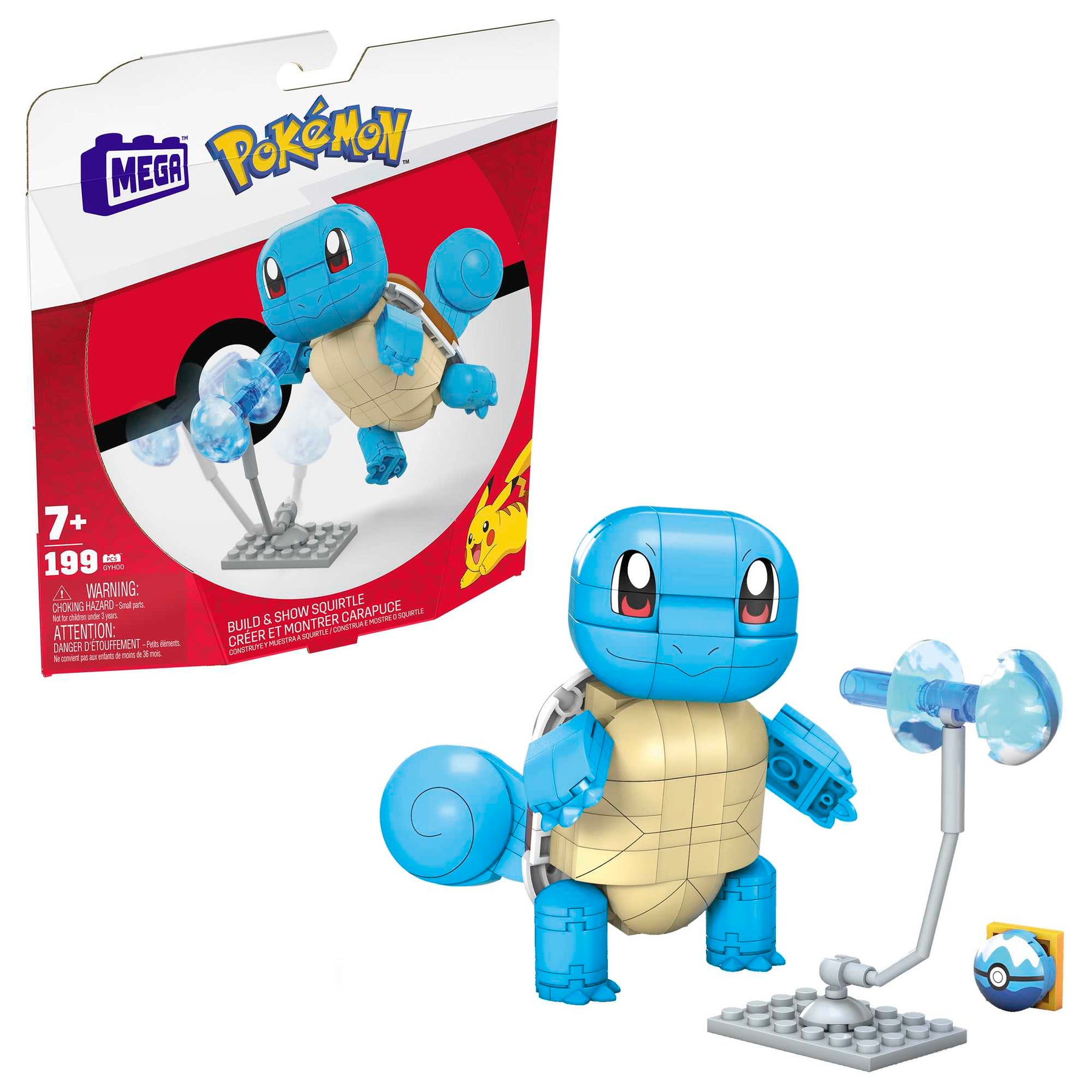 MEGA™ Construx Pokémon Build & Show Squirtle