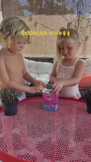 Load video: BubbleLick Peanut Butter Swirl Flavored Bubbles