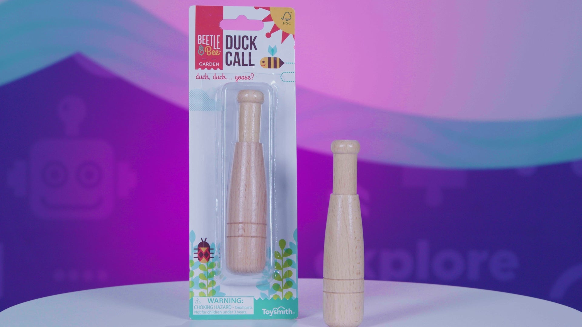 Load video: Beetle & Bee Garden Duck Call