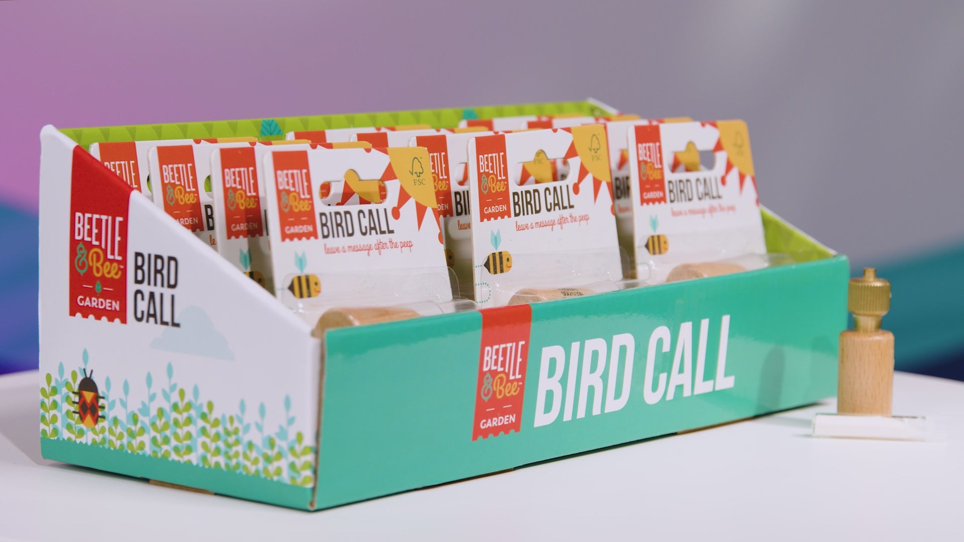 Load video: Beetle & Bee Garden Bird Call