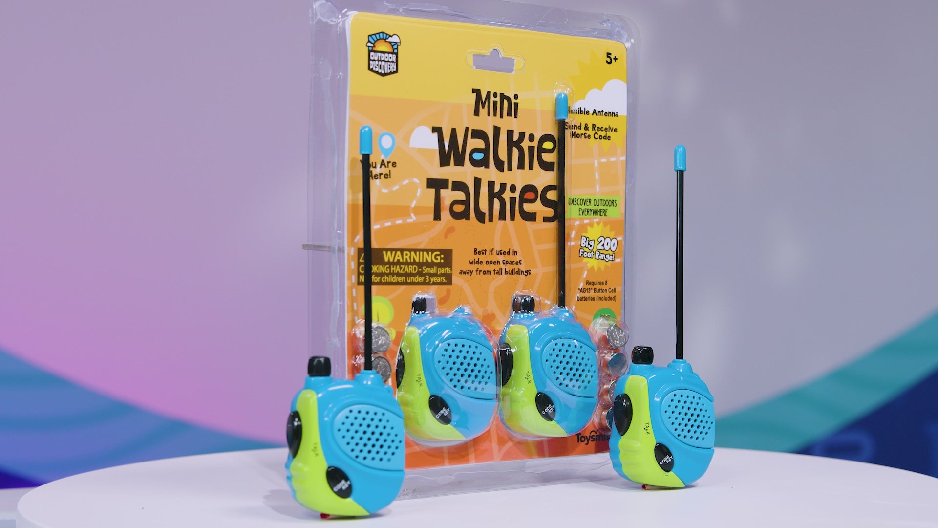 Load video: Outdoor Discovery Mini Walkie Talkie