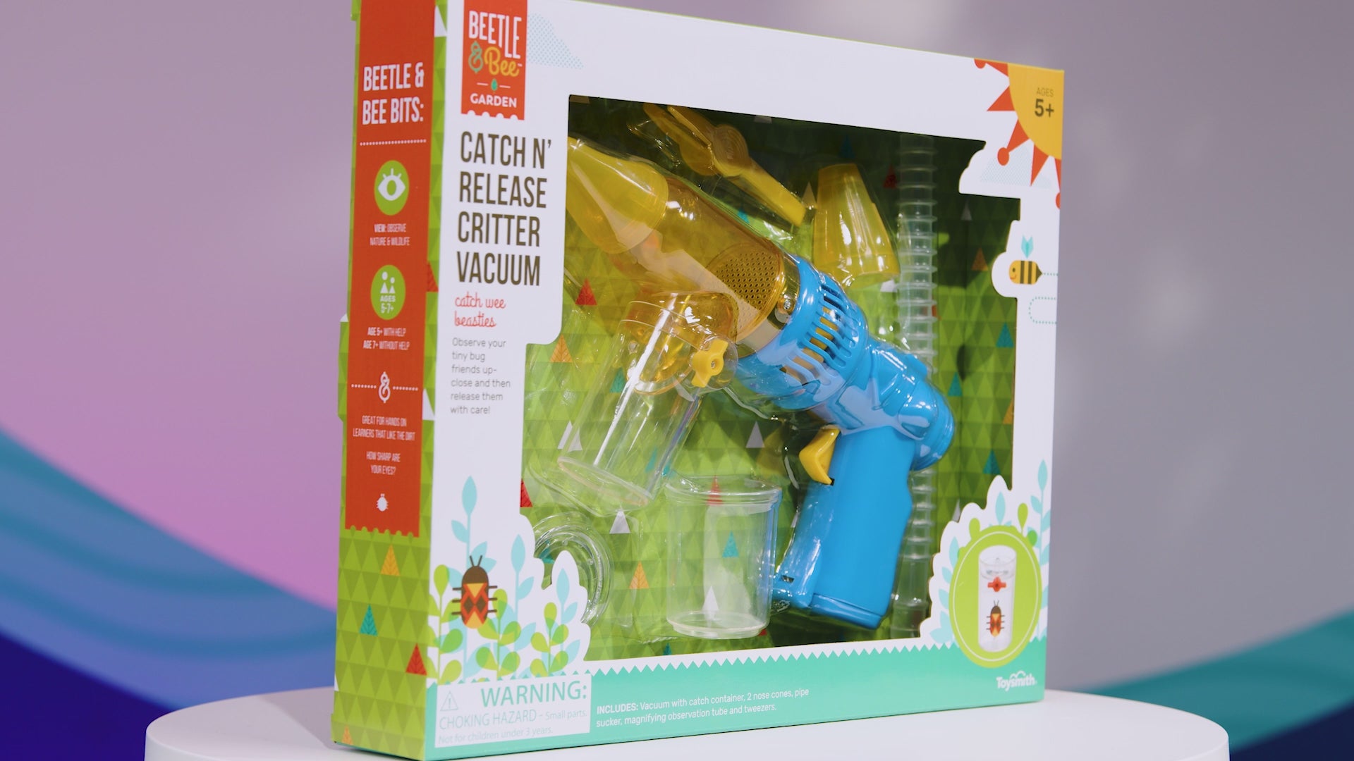 Load video: Beetle & Bee Garden Bug Vacuum Set