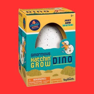 tiny monsters eggs Toysmith Ginormous Hatchin' Grow Dino Egg