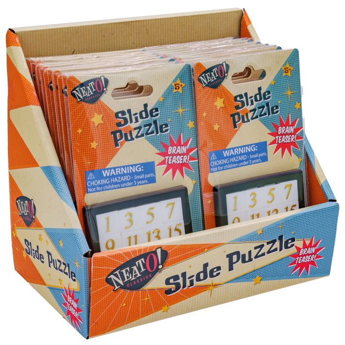 Neato! Number Slide Puzzle Brain Teaser