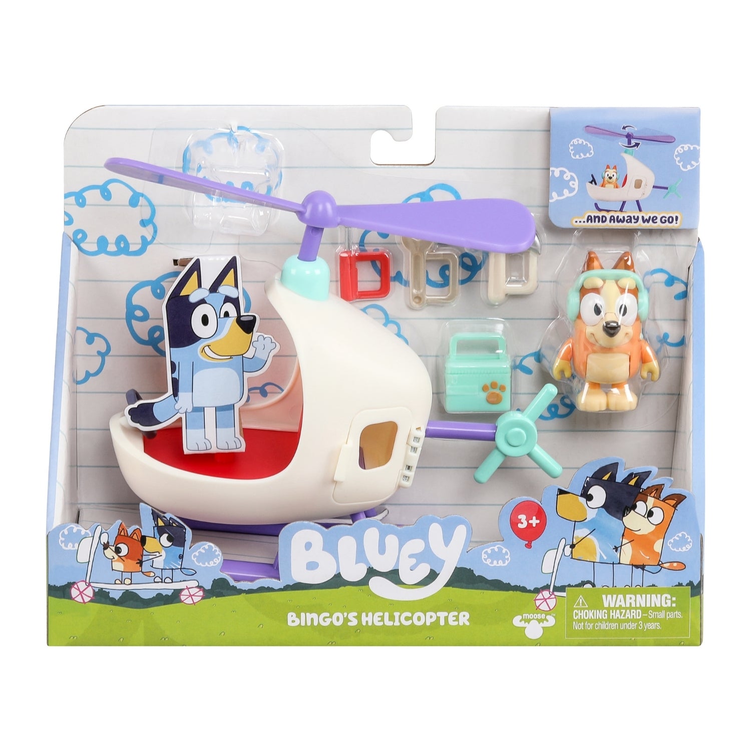 Moose Toys Bluey Vehicle & Figurine