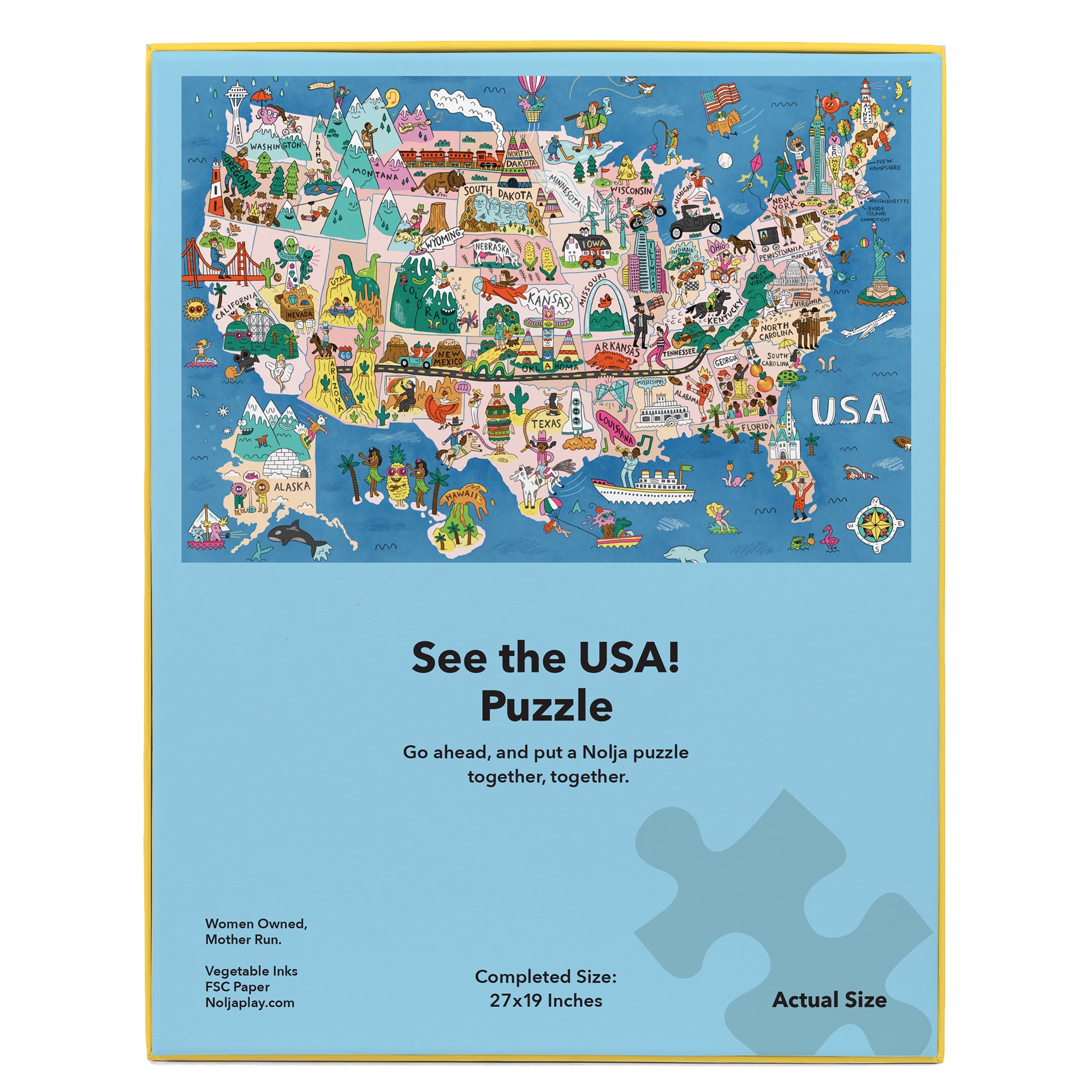 Nolja See the USA 100pc Jigsaw Puzzle
