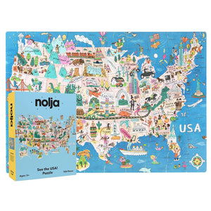 Nolja See the USA 100pc Jigsaw Puzzle