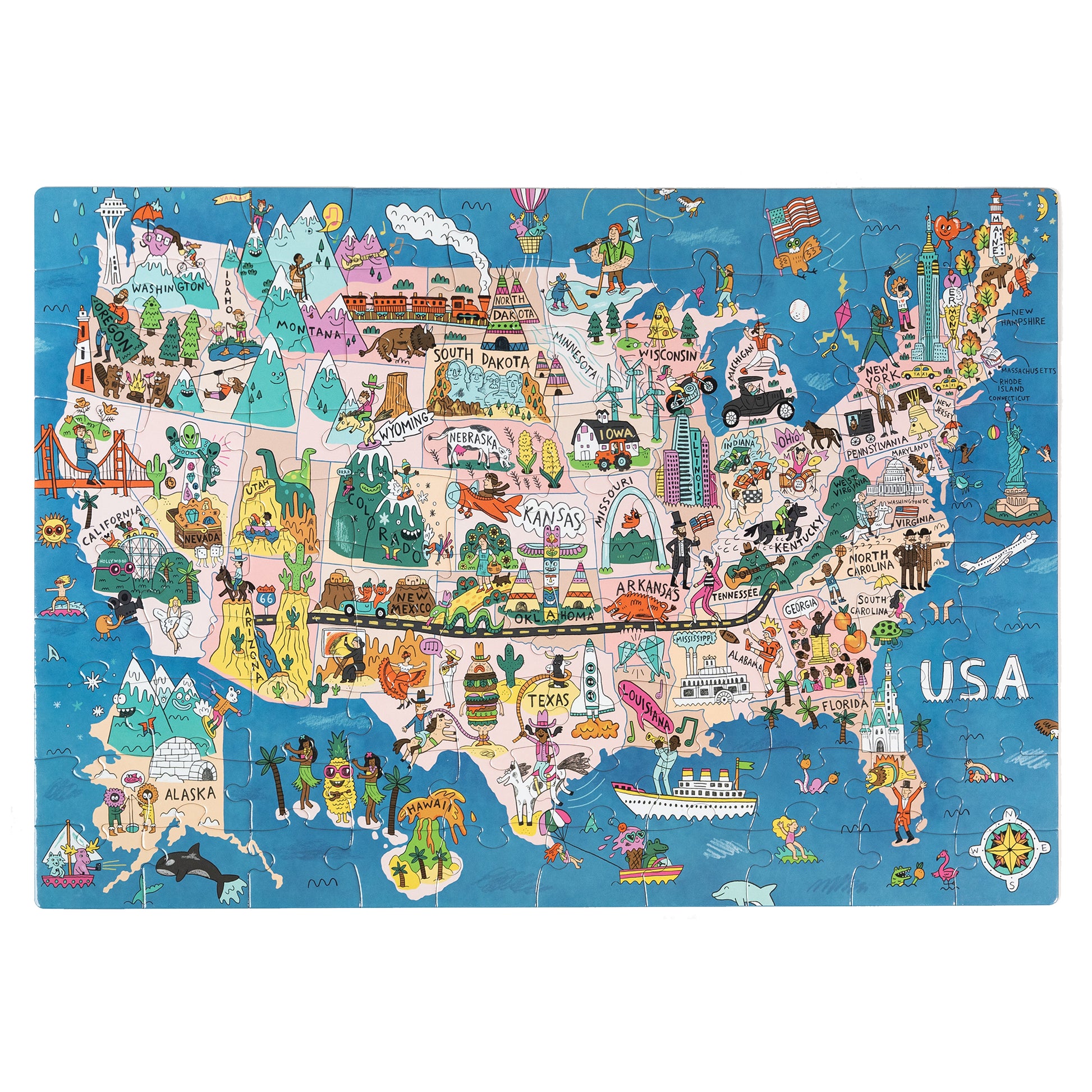 Nolja See the USA 100pc Jigsaw Puzzle