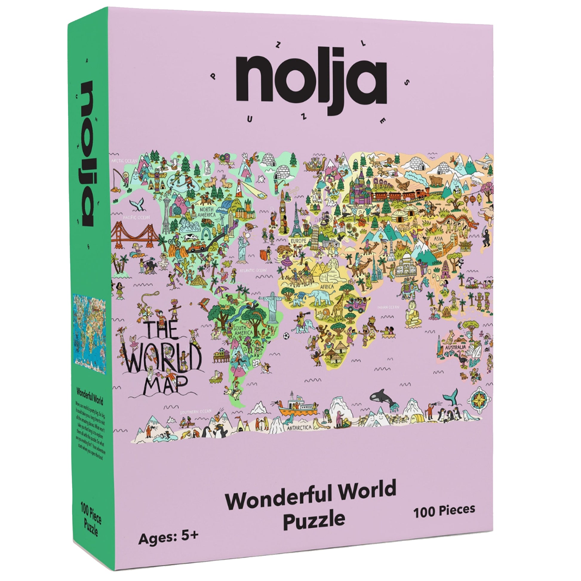 Nolja Wonderful World 100pc Jigsaw Puzzle