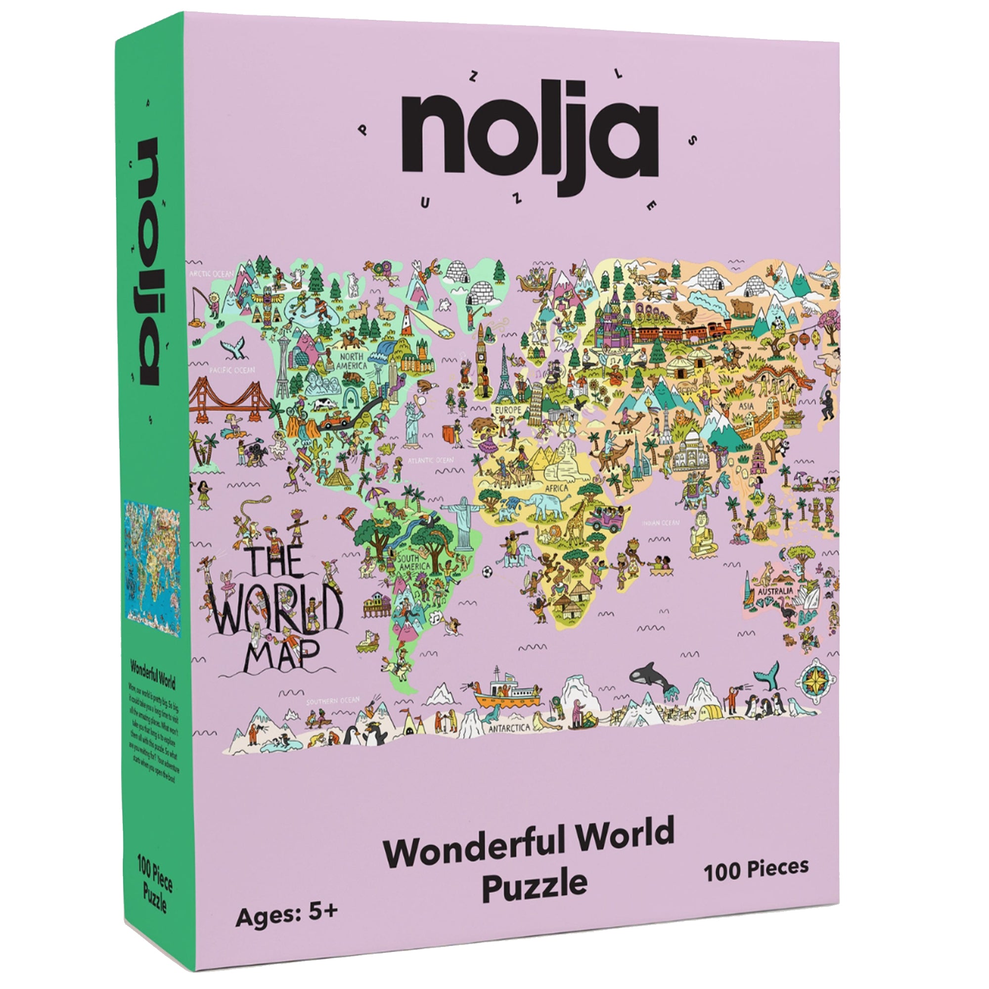Nolja Wonderful World 100pc Jigsaw Puzzle