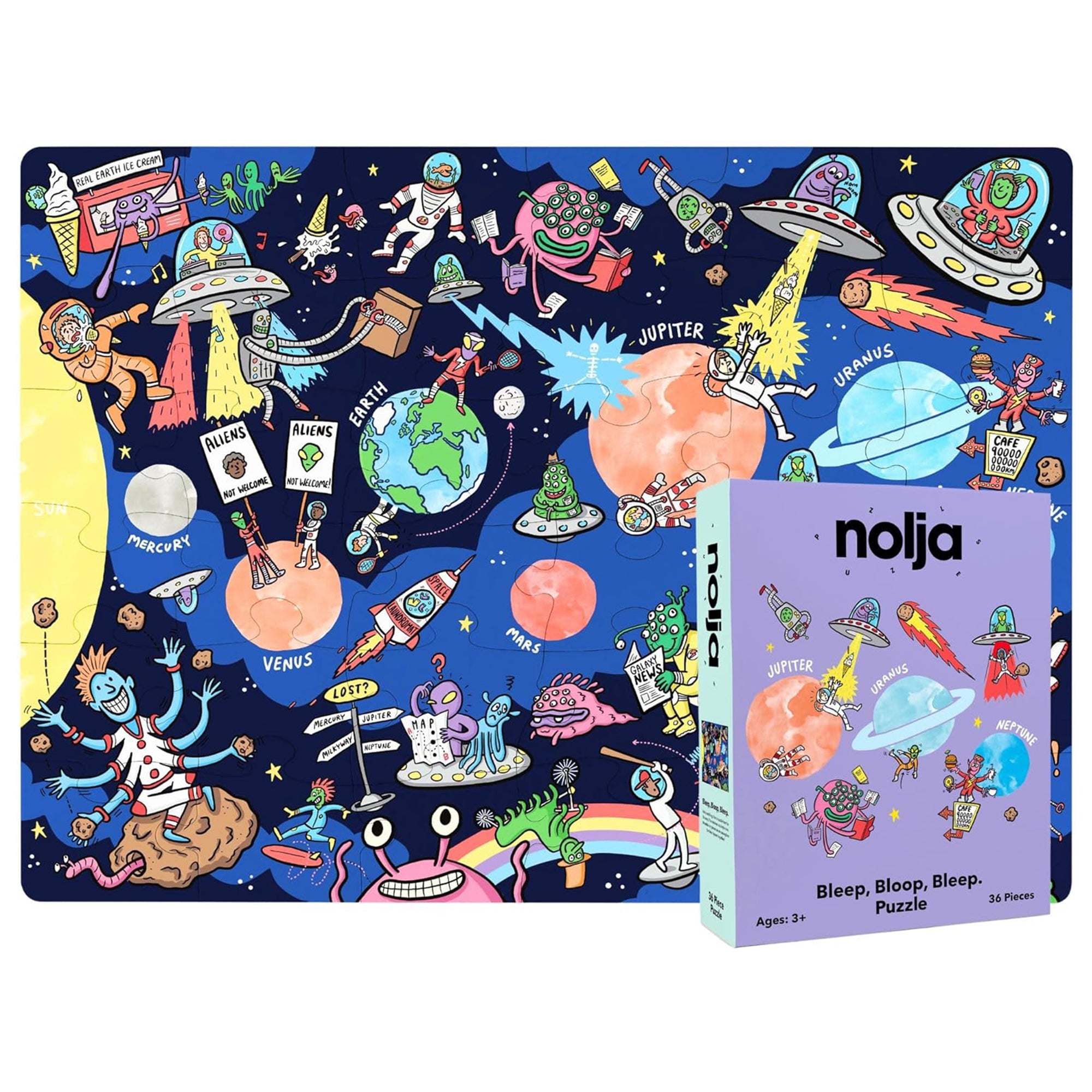 Nolja Space 36pc Jigsaw Puzzle