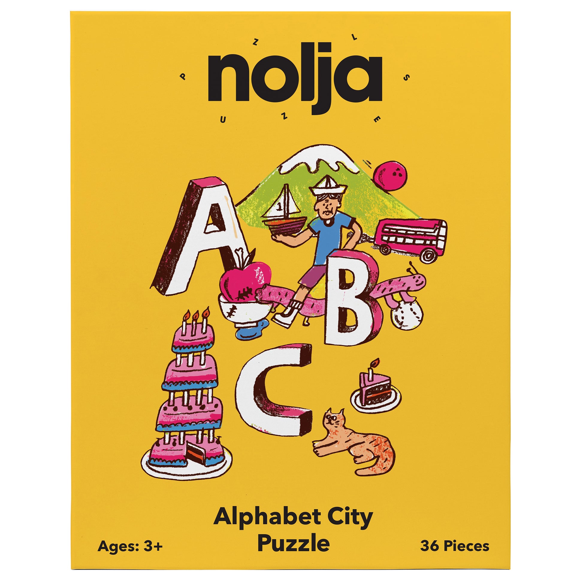 Nolja Alphabet City 36pc Jigsaw Puzzle