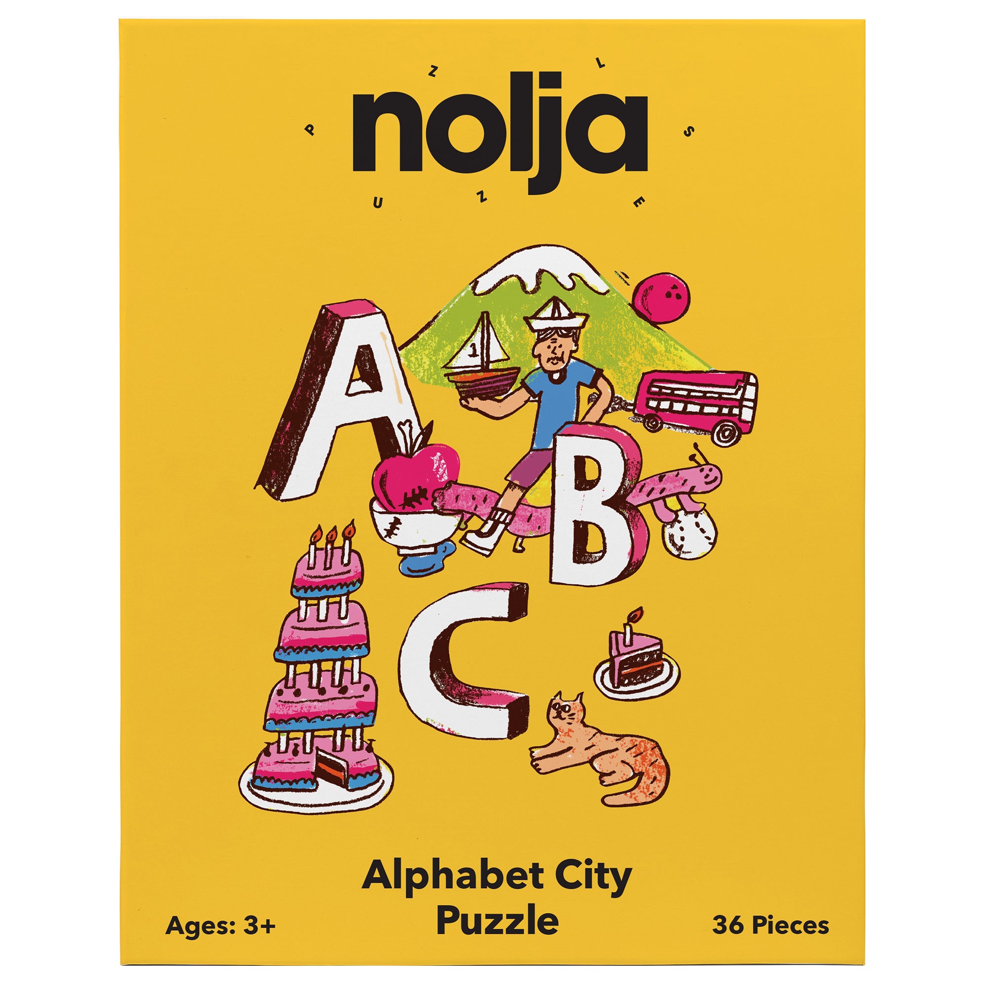Nolja Alphabet City 36pc Jigsaw Puzzle