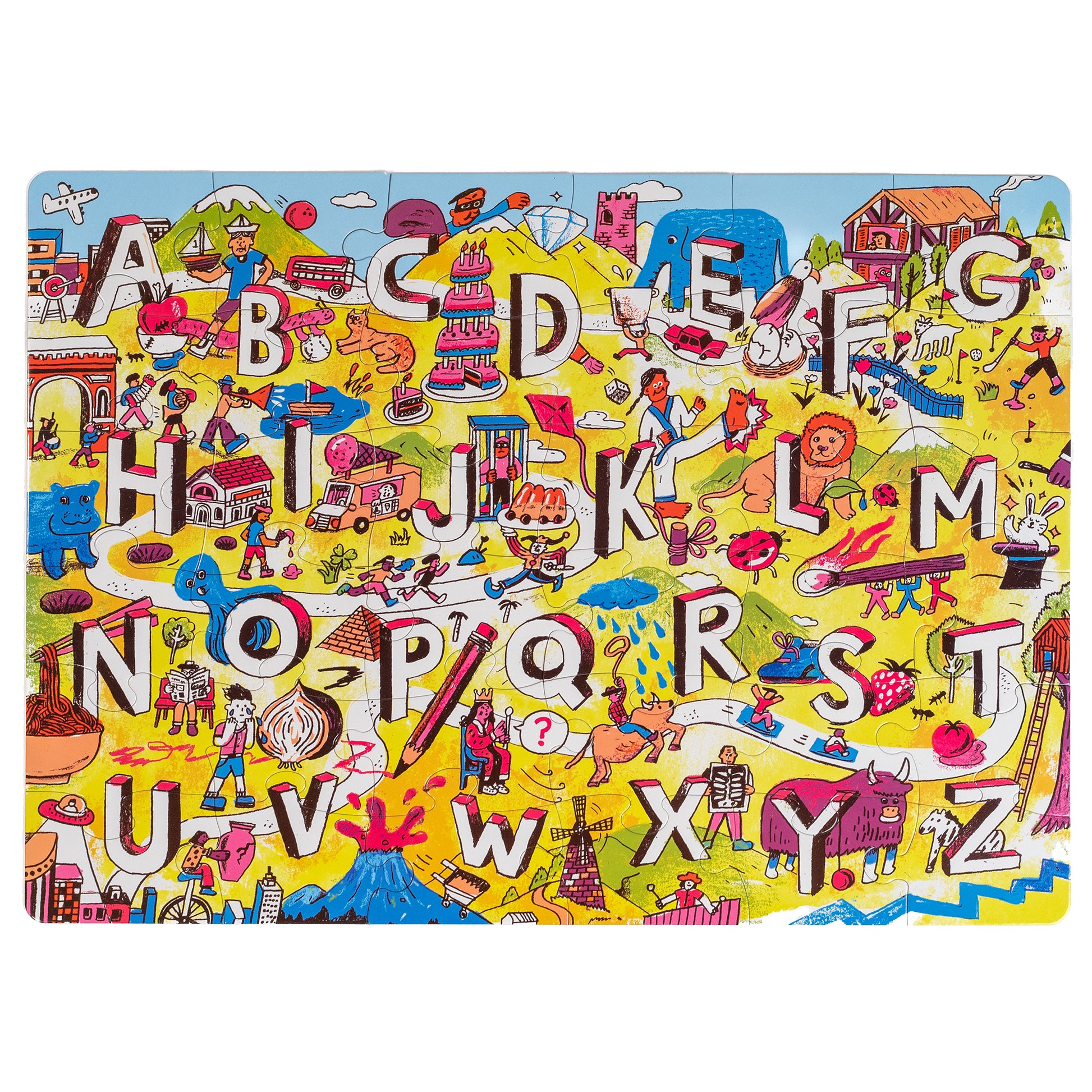 Nolja Alphabet City 36pc Jigsaw Puzzle