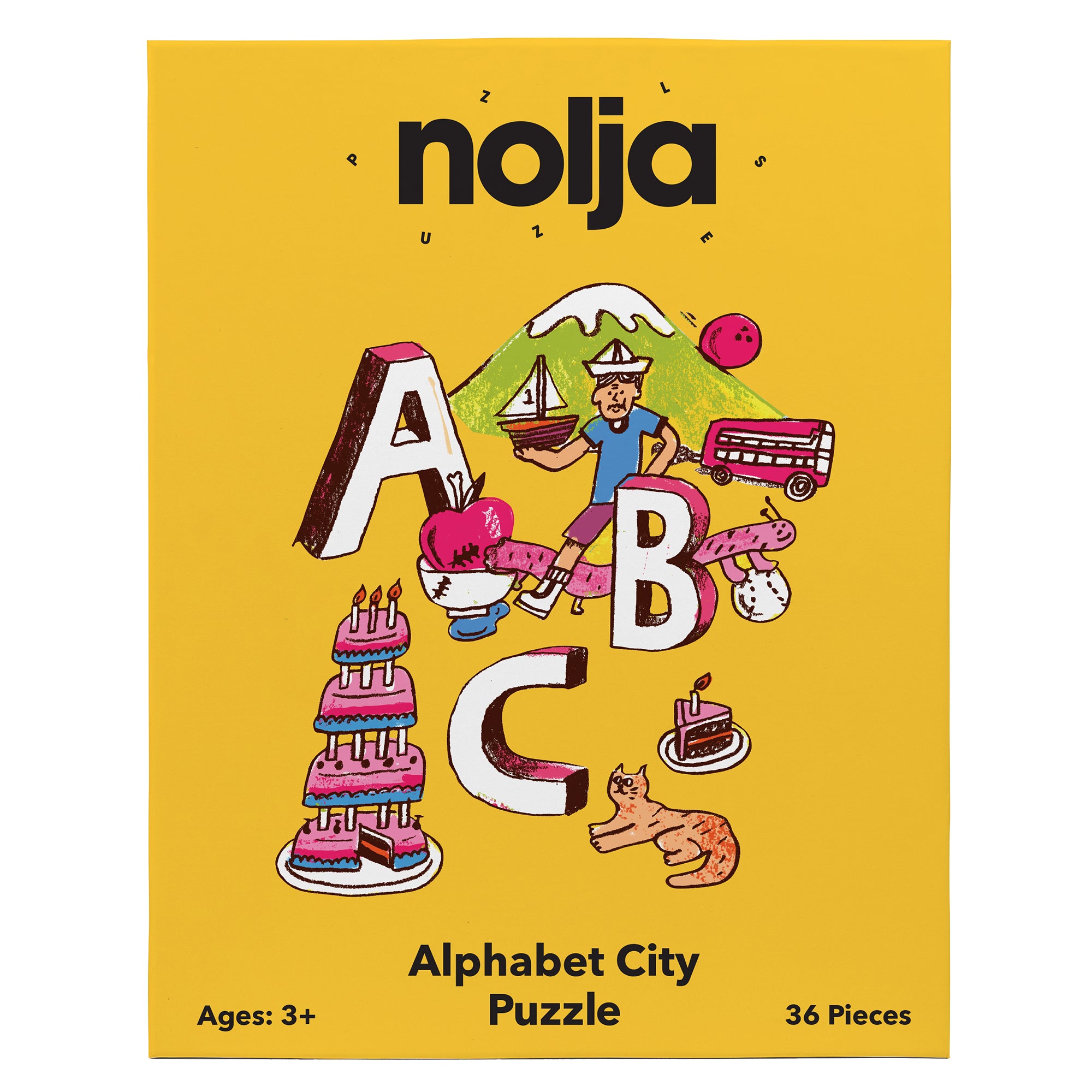 Nolja Alphabet City 36pc Jigsaw Puzzle