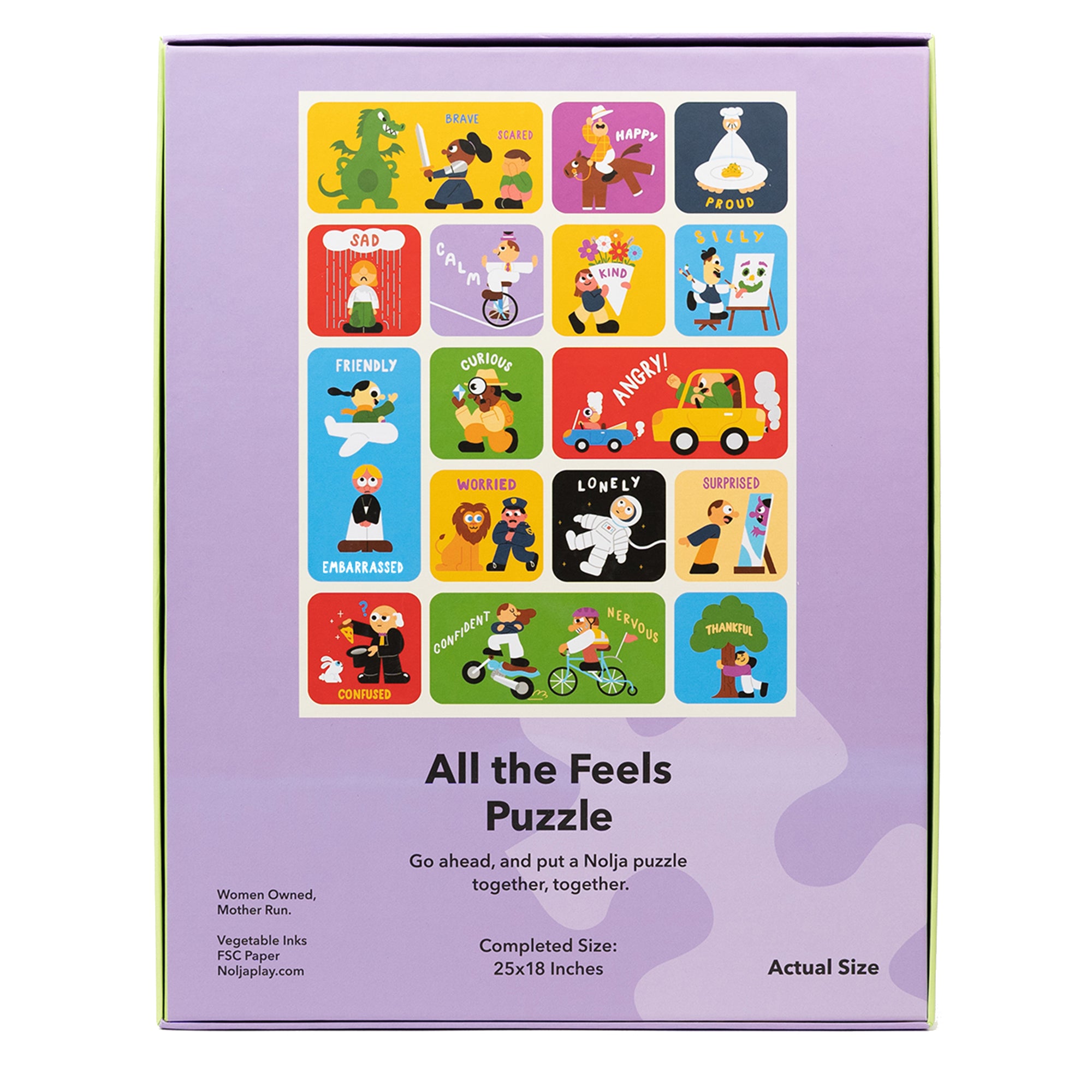Nolja All The Feels 36pc Jigsaw Puzzle