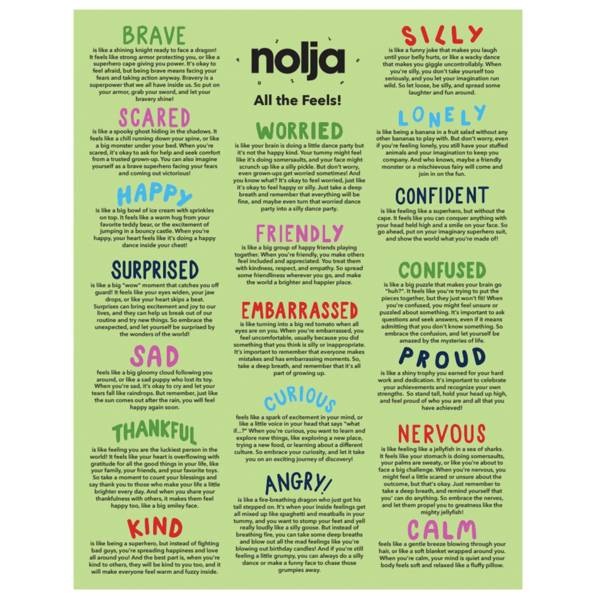 Nolja All The Feels 36pc Jigsaw Puzzle