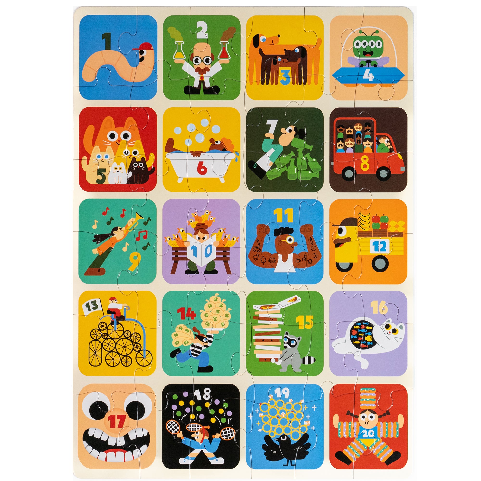 Nolja Easy As 1,2,3 36pc Jigsaw Puzzle