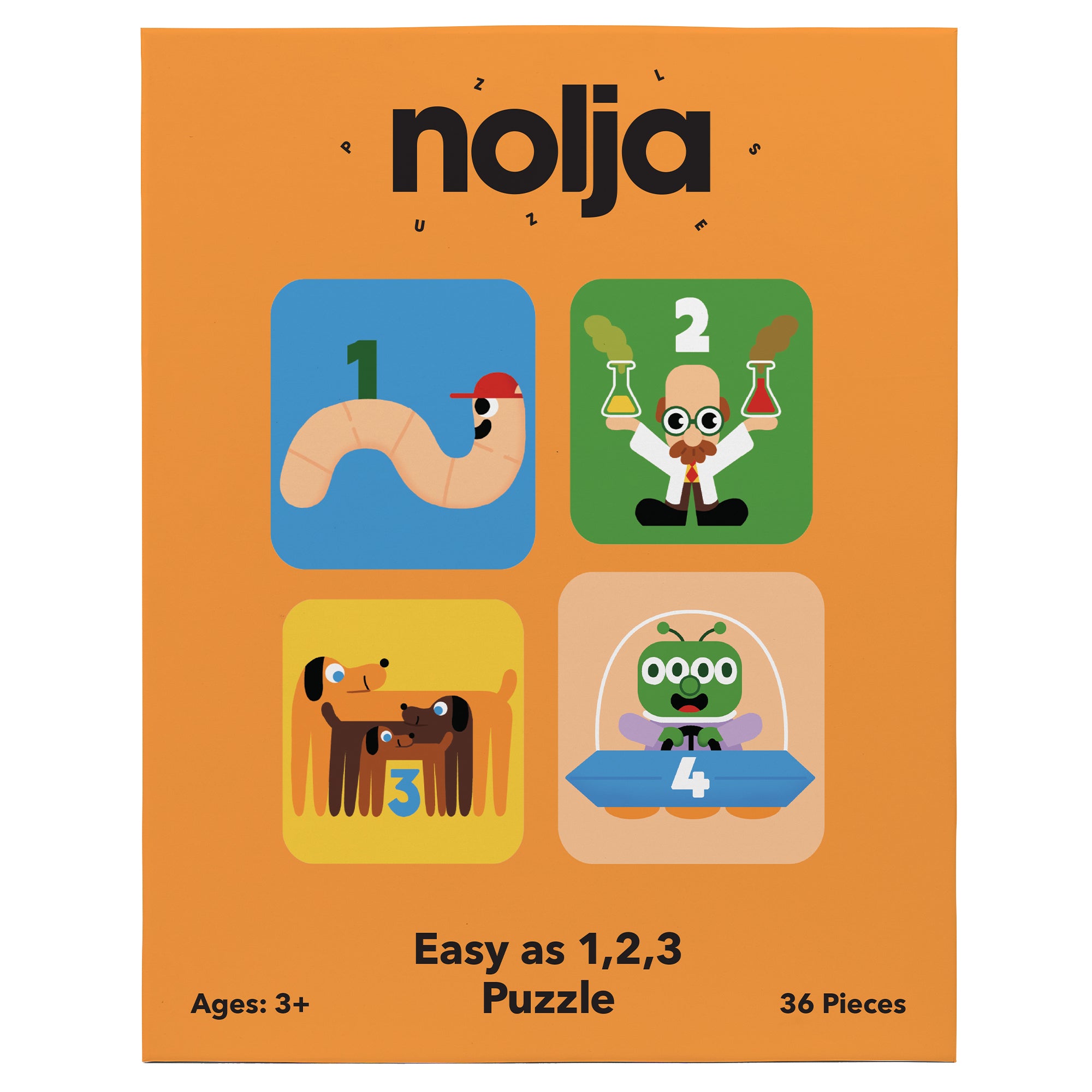 Nolja Easy As 1,2,3 36pc Jigsaw Puzzle