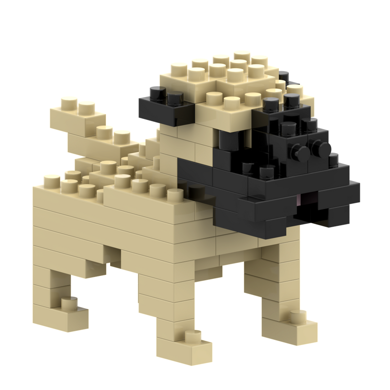 Small Zip Bag Pug