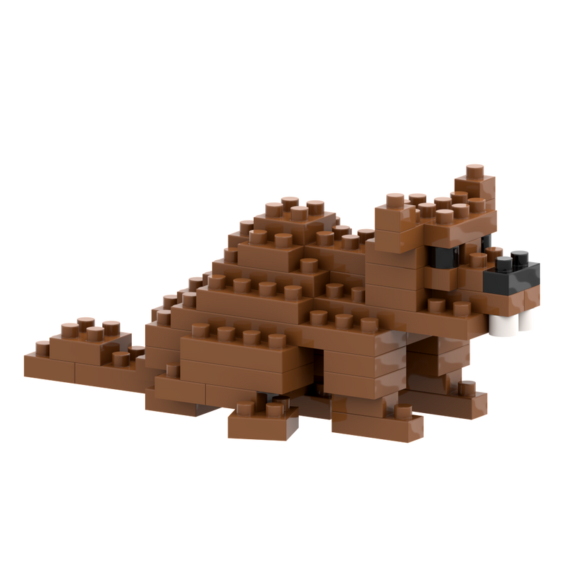 Small Zip Bag Beaver