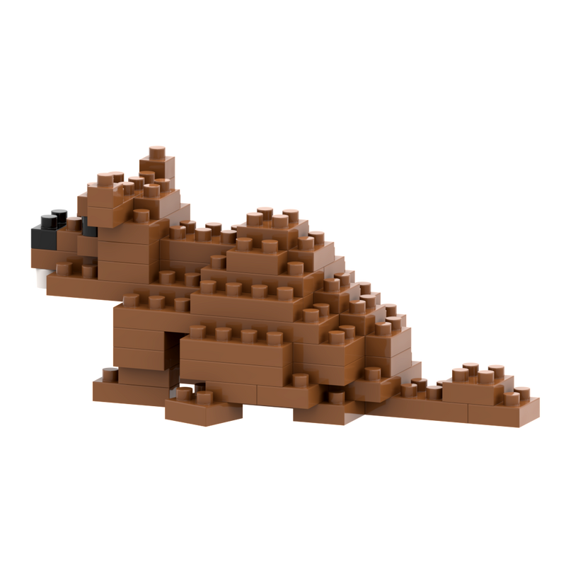 Small Zip Bag Beaver
