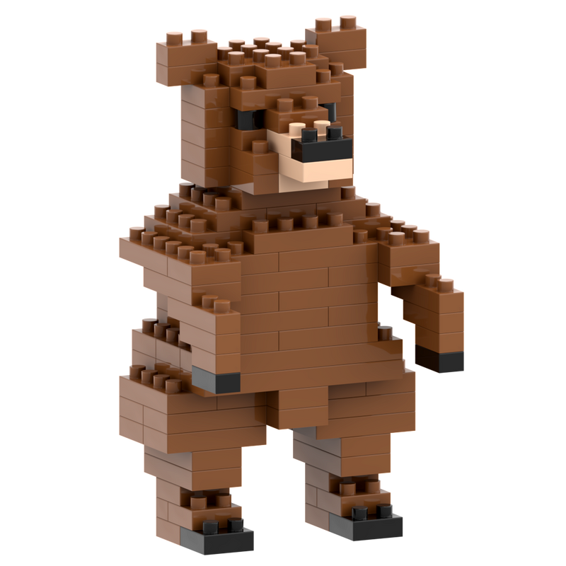 Small Zip Bag Bear