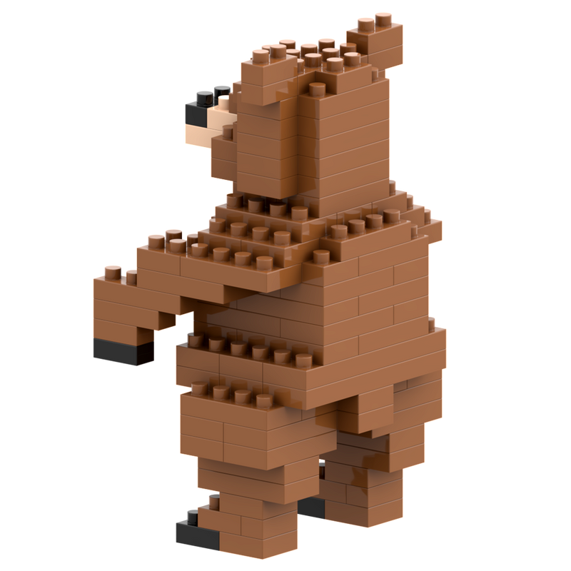 Small Zip Bag Bear