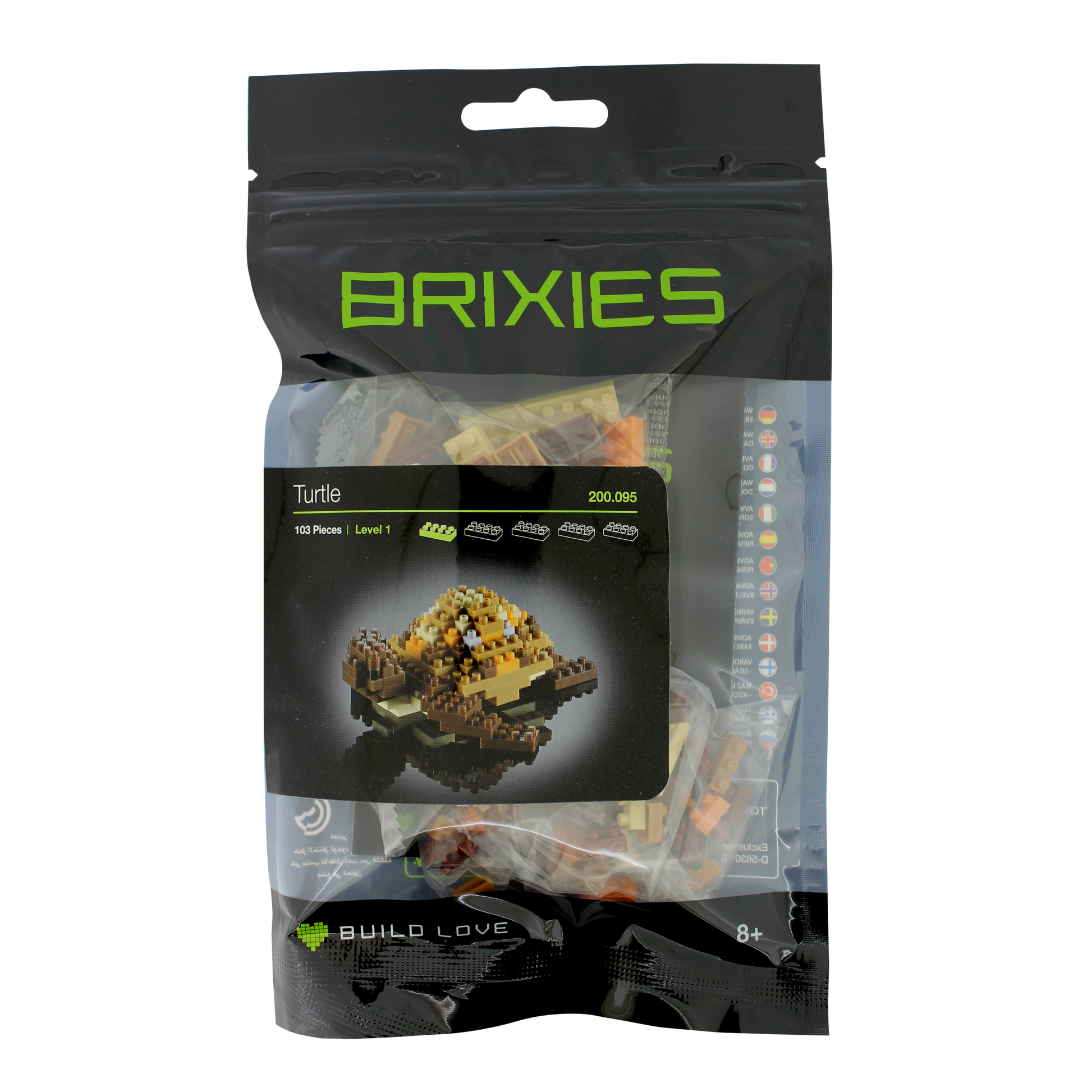 Small Zip Bag Turtle