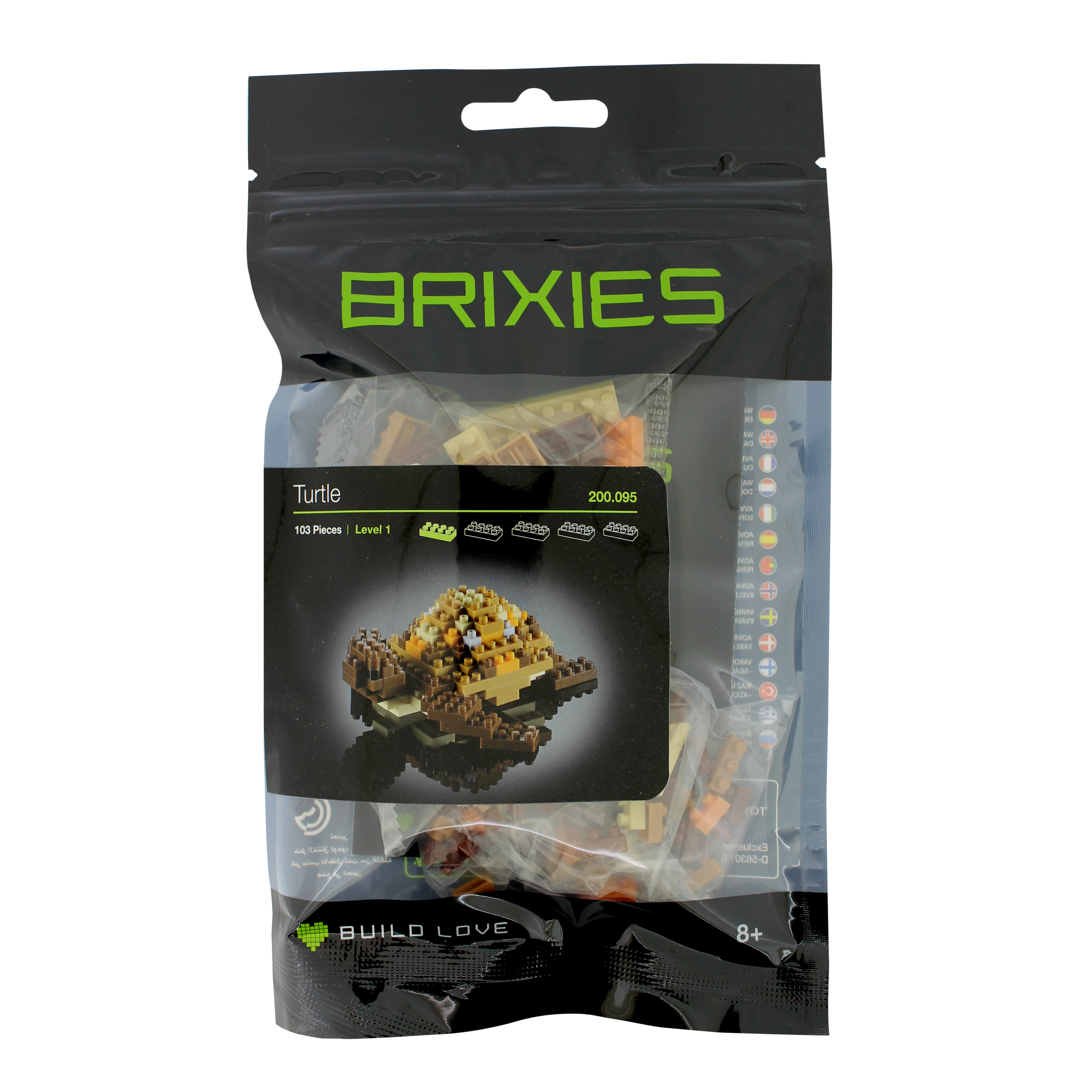 Small Zip Bag Turtle