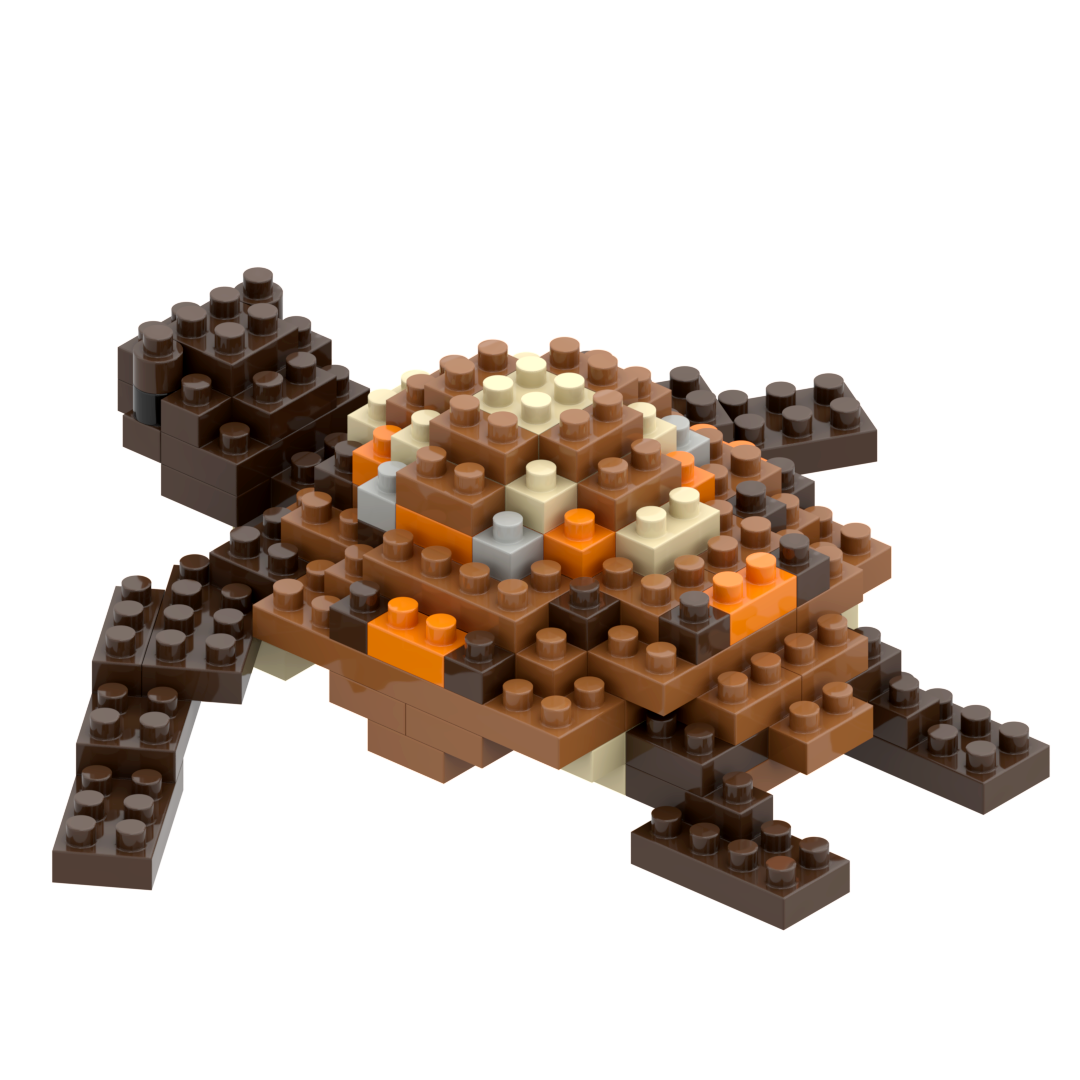 Small Zip Bag Turtle