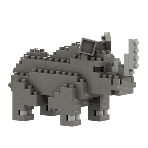 Large Zip Bag Rhino