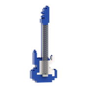 Small Zip Bag E Guitar Blue