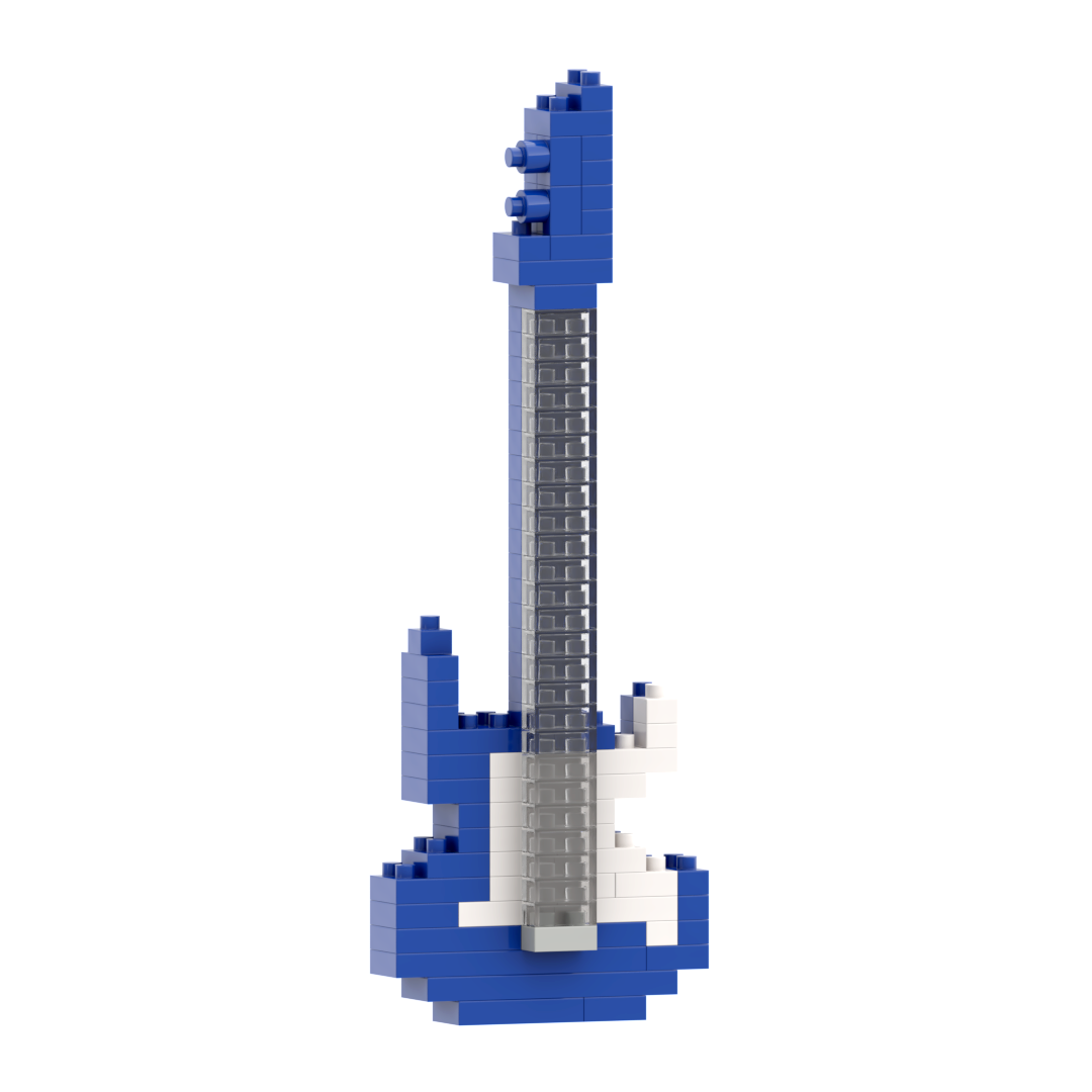 Small Zip Bag E Guitar Blue