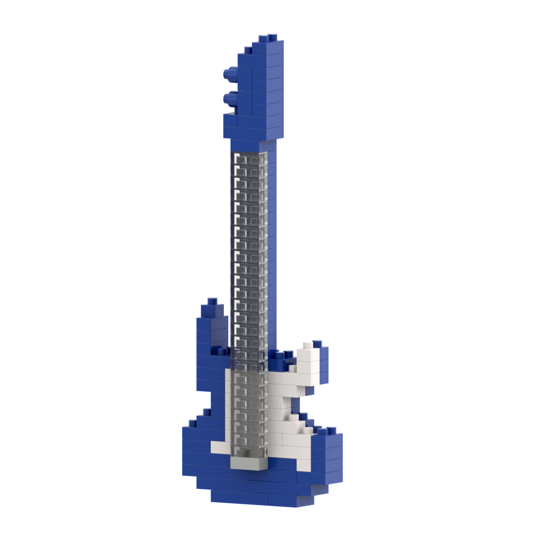 Small Zip Bag E Guitar Blue