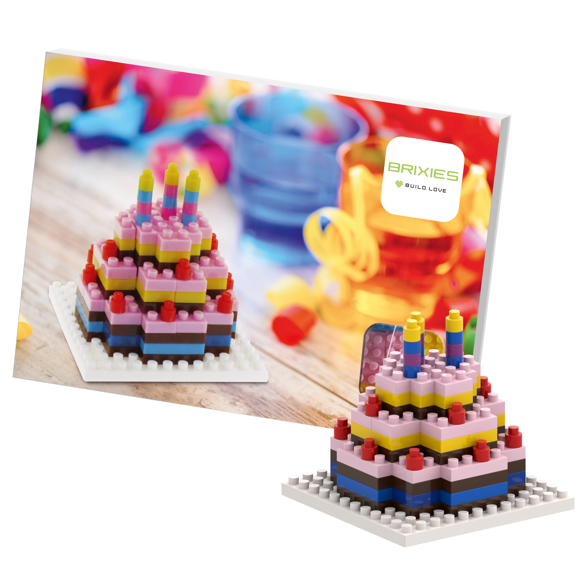 Postcard Birthday Cake